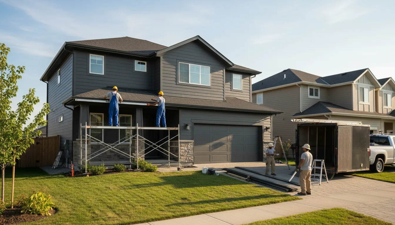 Siding in Camp Dennison
